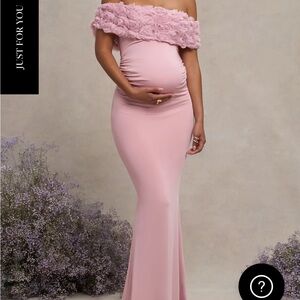 Formal maternity dress. Perfect for baby shower, pictures or formal wedding.